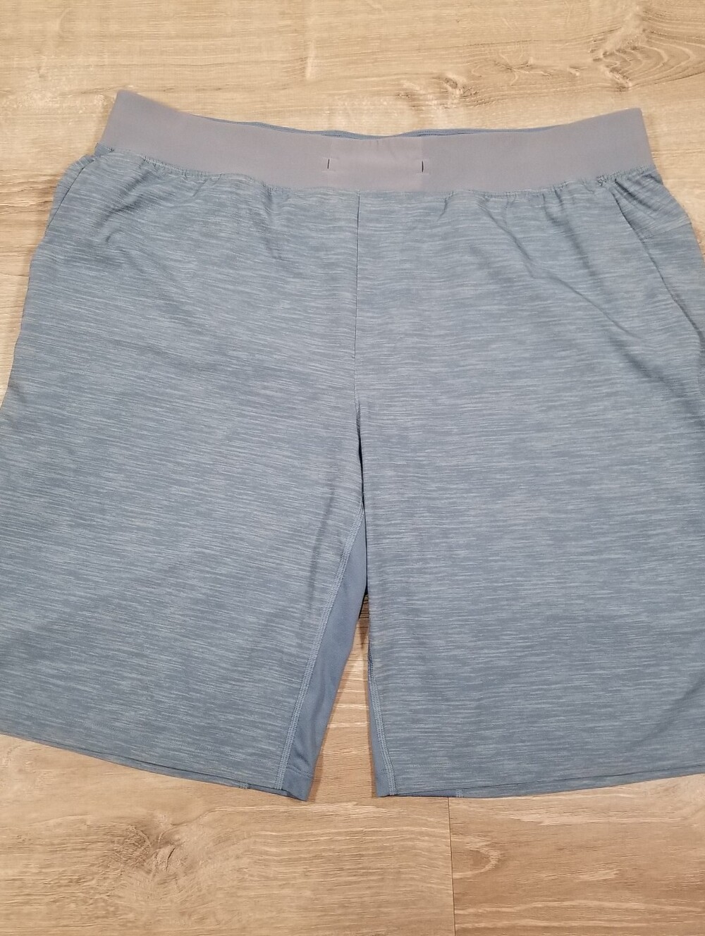 Lululemon Shorts Mens T.H.E Linerless 11" 2XL Washed Blue Gym Running Athletic